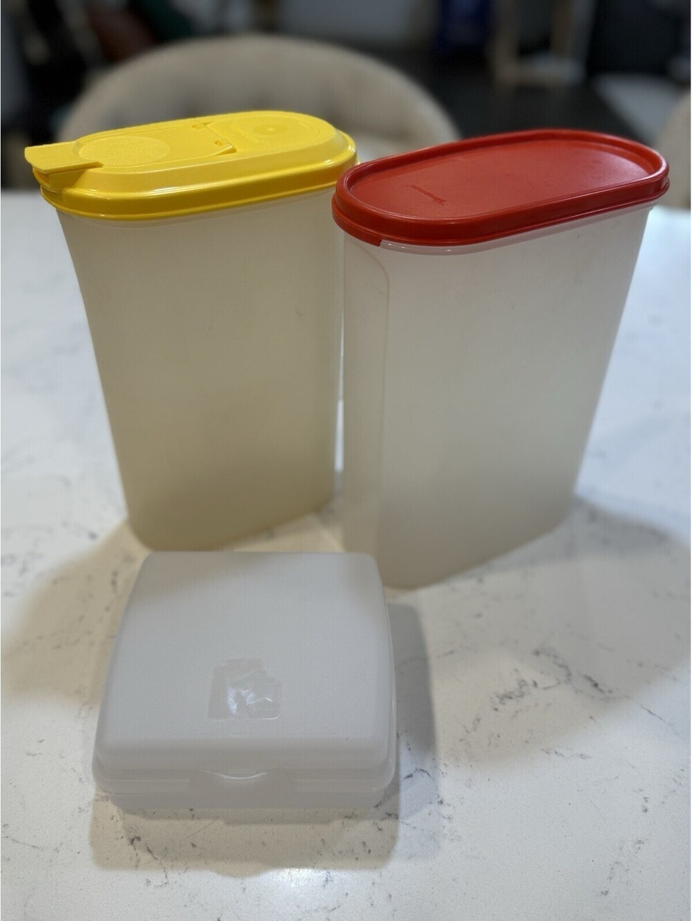 Tupperware Pitcher Vintage Lot Of 3 Sandwich Storage Container